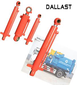 China 16-35 MPa Single Acting Telescopic Hydraulic Cylinders for Garbage Truck Station for sale