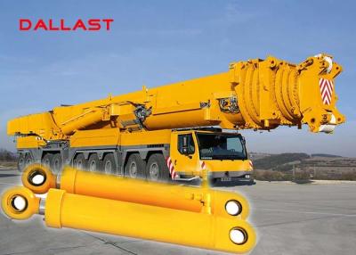 China Chromed Hydraulic Hoist Cylinder , Medium Press Double Ended Hydraulic Ram for sale