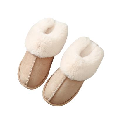 China Fashion Trend Ladies Fur Fluffy Slipper Fashion Ladies Soft Indoor Faux Furry Slippers For Women for sale