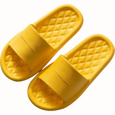 China Customizable EVA men and women logo bedroom floor slippers summer fashion trend indoor bathroom slippers warm non-slip slippers for sale