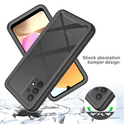 China High Quality Anti-drop Back Cover Anti-broken Full Protective Phone Cover Fits Samsung A12 32 42 52 72 A02S TPU+PC Phone Cases for sale