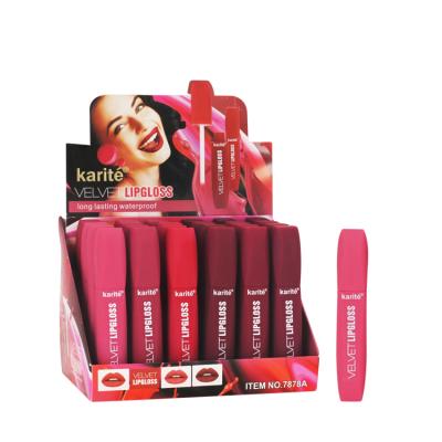 China High Waterproof Moisturizing Long Lasting Pigment Easy To Color Velvet Lip Tint for sale