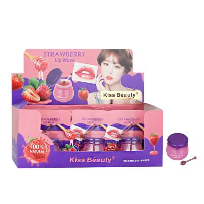 China Moisturizer Kiss Beauty Fruit Extract Carry On Lip Moisturize Sleep Lip Care Hydration Cream for sale