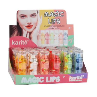 China Moisturize Organic Cute Custom 6 Flavor Mixed Lip Balm Lip Repair Balm Stick Private Label Moisturize Set Magic Lip Kit for sale