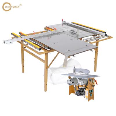 China Potable Table Saw Sliding Machinery Furiture Woodworking Wood Cutting Machine for sale