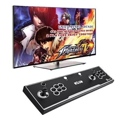 China UNICO SNK Neogeo Retro Arcade Console Stick, Preloaded SNK Neogeo Official Genuine 44 Games Classic FUN R1 for sale