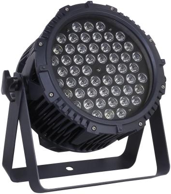 China Par 64 LED RGBW Waterproof Par Effect 54x3w Theme Park Door Disco DMX512 DJ Stage Lighting for sale