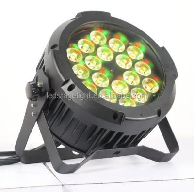 China Garden GBR 18pcs 12w RGBWA 6in1 UV Led Par Step Light for sale