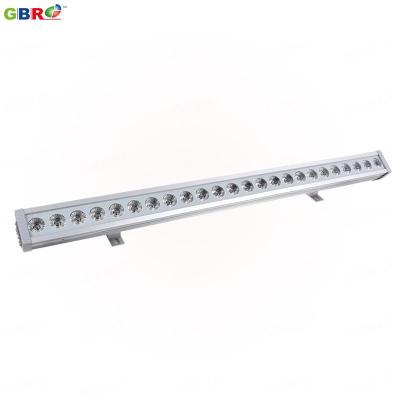 China Theme park GBR 24pcs outdoor waterproof 3w led wall washer rgb for sale