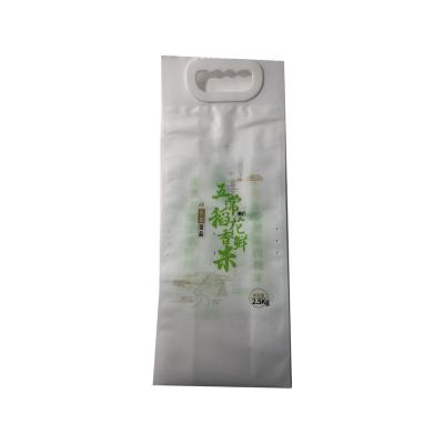 China Portable Premium Material Durable Moisture Proof Custom Printed Modern Rice Packaging Bag Empty Rice Bag for sale