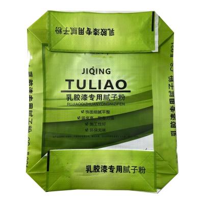 China Coal Moisture Proof PP Woven Bags For Cement 25kg 50kg Cement Putty Powder PP Woven Sack Sack Bag for sale