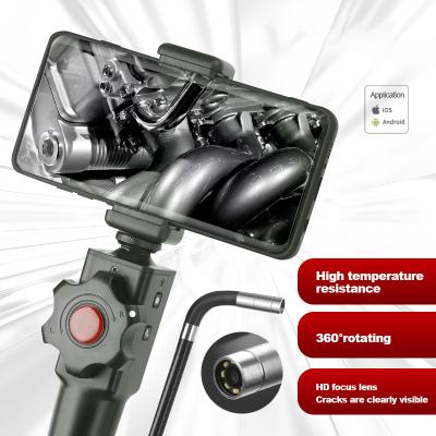 China 8mm Waterproof/Waterproof Lens for Industrial Car Repair Endoscope Camera 1080p Endoscope Screen Inspection Camera for sale