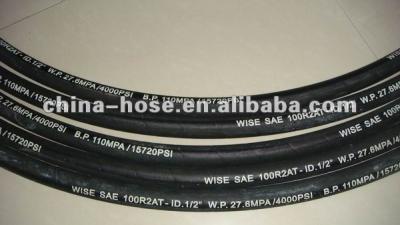 China Steel Wire Braided Hydraulic Hose EN 853 2SN STANDARD for sale