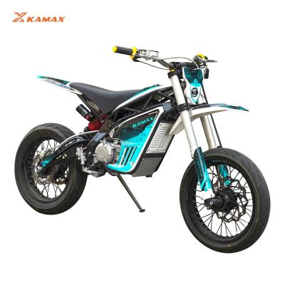 China KAMAX New Arrival 2022 Dirt Bike Adult 3000W Electric Dirt Bike Cheap Electric Fat Bike Motocross Tire Bik 40A for sale