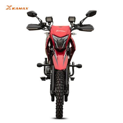 China KAMAX The Most Popular 200cc Off Road Motorcycle 110/100-18 Moto Cross Country Gas Powered Rough Motorcycle 80/100-21 for sale