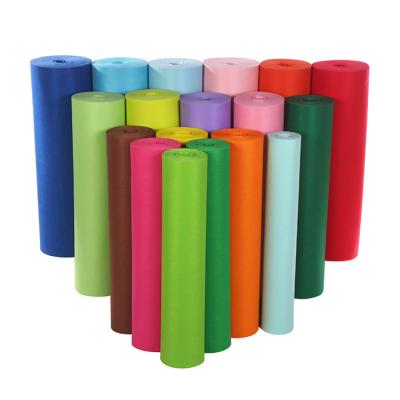 China 100% Durable 2 Mm Polyester Felt Fabric Needle Punched Nonwoven Felt Rolls for sale