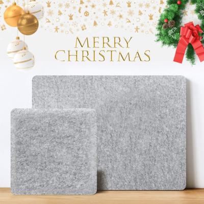 China Home-use Office Interior Wall Decoration Acoustic Felt Panel for sale