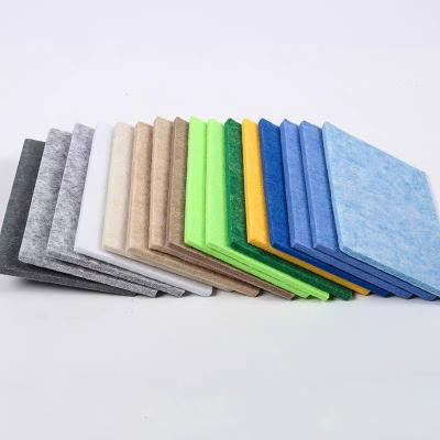 China Factory Wholesale Modern Recycle Pet Acoustic Panels Decorative Wall Polyester Felt Soundproof Board for sale