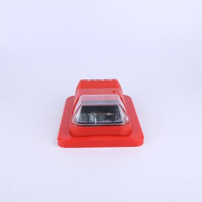 China FIRE Siren Wired Outdoor Strobe Siren Fire Alarm Flashing Siren 24v for sale