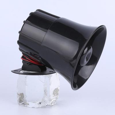 China ABS Loudspeaker 20W 12V Car Siren Black Color 600Ma 120Db Police Alarm Loudspeaker White Siren Horn Speaker For Sale for sale