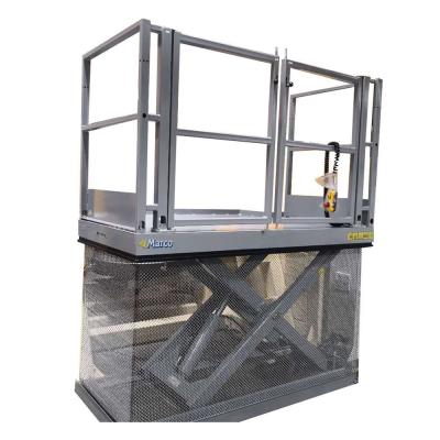 China Compact M1-010125-D2 CE Hydraulic Mini Scissor Lift with Handrail Included for sale