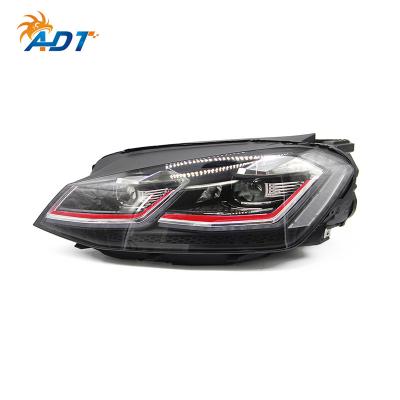 China ADT high quality assembly led car lamp light headlight headlamp for golf7.5 MK7.5 golf7 MK7 golf VI convertible for sale