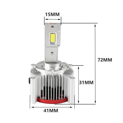 China ADT Plug and Play D1S D2S D3S D4S D5S D8S LED No Canbus 70W 17200LM 6000K Error Free Auto White 12V Headlamp Lights for sale