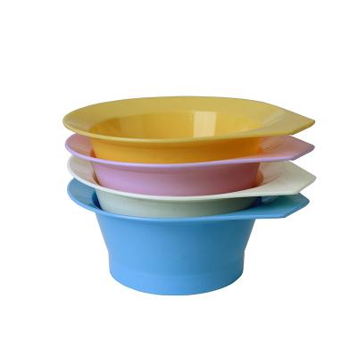 China Container Plastic Hairdresser Hair Dye Mixing Bowl Sharon Bowl Hairdresser Color Dye Bowl for sale