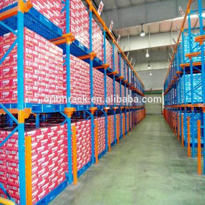 China Chinese Heavy Duty Corrosion Protection Supplier Factory Price Metal Drive In Pallet Racking System for sale