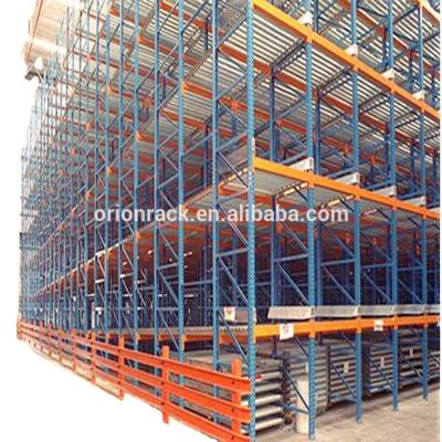 China Corrosion Protection Adjustable Heavy Duty Loading Capacity Warehouse Storage Radio Shuttle Rack System for sale