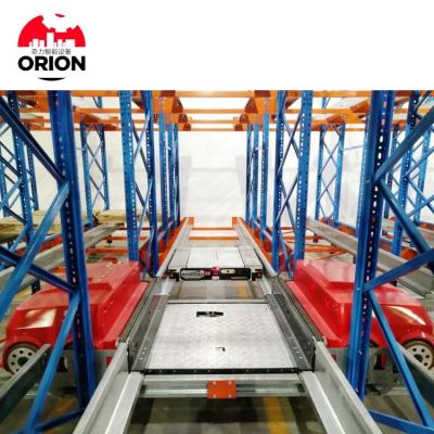 China Corrosion Protection Automated Retrieval Pallet Shuttle Semi-Automated Racking for sale