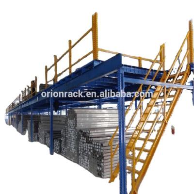 China Corrosion Protection Factory Price Stretching Metal Warehouse Multilevel Adjustable Mezzanines Floors for sale