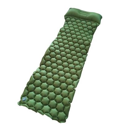 China Ultralight Inflatable Air Mat With Lightweight Camping Lightweight Outdoor Protective Sleeping Pillow for sale