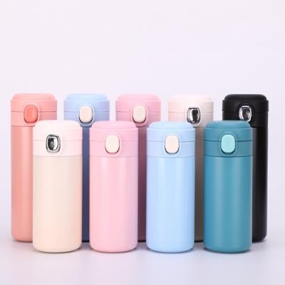 China 2022 PORTABLE ready to ship popular double wall vacuum flask insulated stainless steel water bottles with customer logo for sale