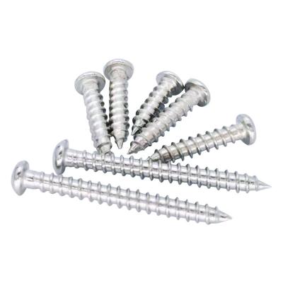 China Round Stainless Steel Tapping Screw Parts Machine Screws for sale