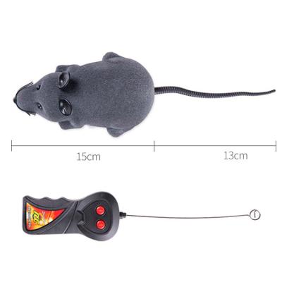 China Viable Funny Remote Control Auto Mobile Simulation Electric Mouse Cat Toy Electric Mouse for sale