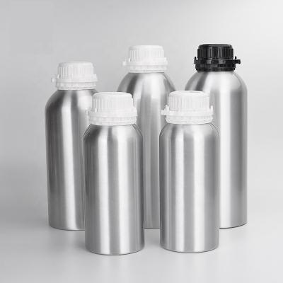 China Wholesale 100ml 150ml 200ml 250ml 300ml 500ml 1000ml 1L 1200ml Empty Metal Material Eco-friendly And Recyclable Aluminum Essential Oil Bottle With Screw Cap for sale