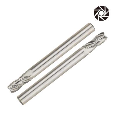 China 4-Flute Edge Milling Cutters HSS Rough STEEL Titanium End Mill Set 2-10mm CNC Router Bits For Steel Mill Wood for sale