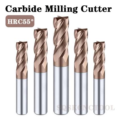 China CNC Lathe For Milling HRC55 10x75mm Carbide Radius End Cutter Mill Aluminum CNC Milling Cutter For Metal Tungsten Steel CNC Matching Endmils for sale