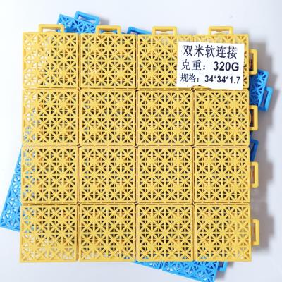 China Blue Sports Court PP Tiles for Volleyball Tennis Badminton Basketball Outdoor Gym Flooring for sale