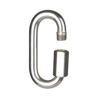 China Stainless Steel Meilong Lock 12KN O Shape 73.6mm Length 36.5mm Width for sale