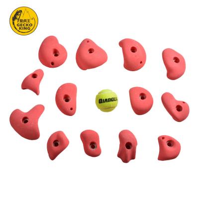 China 13pcs/set FiberGlass Holds GeckoKing IFSC Approved Rock Climbing Holds for Climbing for sale