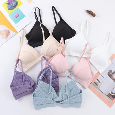 China 2021 New Design 2021 New Design Sexy Fantasy Sexy Fancy Cotton Breathable Comfortable Stylish Teen French Bra for sale