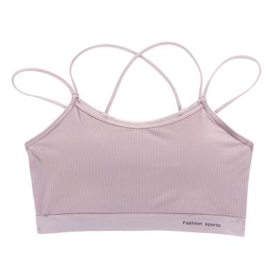 China Chest Wrap Bralette Anti-Static Cheekier Crop Sets Young Ladies Teens Relieve No Steel Ring Bra Customizable Customize for sale