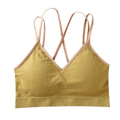 China 2021 New Design Yoga Sports Bralette Breathable Breathable Teen Cotton Comfortable Bra for sale