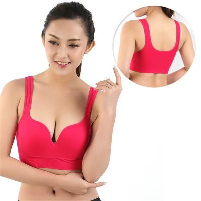 China Anti-Static Anti-Static Shockproof Operation Gathering and Shapinge Thin Shoulder Straps Cross Back Yoga Bra for sale