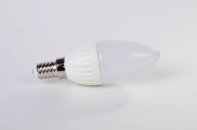 China E14 3W globe LED Candle Light Bulb SMD2835 300LM For Hotel / villas / guesthouse for sale