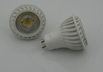 China CRI85 400lm 5W Indoor LED Spotlights , GU10 COB Epistar 12v LED Spot Light for sale