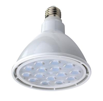 China Par38 LED Bulb Warm White 3500K , E27 LED Par38 15 Watt / Par38 LED Spotlight With White Housing for sale