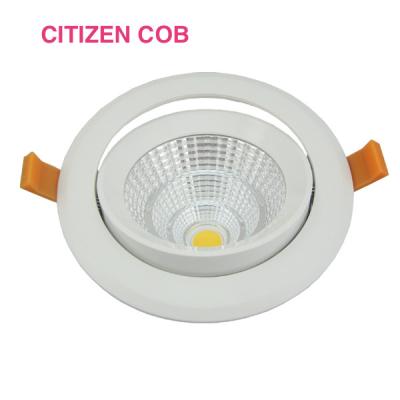 China CRI 80 Home Office 15W Recessed LED Ceiling Lights , Beam Angle 25° / 60° for sale